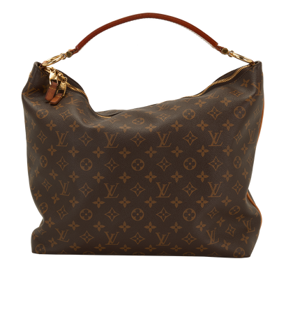 Sully Hobo, &pound;1,100, Handbags, Brown, Canvas, Front view